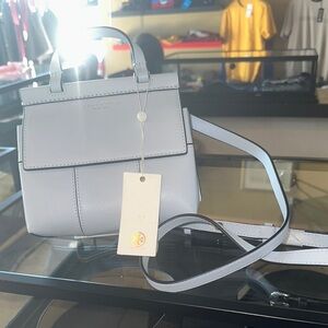 Tory Burch Blue Crossbody Bag with Sleek Design